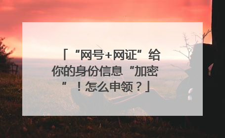 “网号+网证”给你的身份信息“加密”！怎么申领？