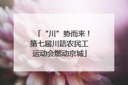 “川”势而来！第七届川籍农民工运动会燃动京城
