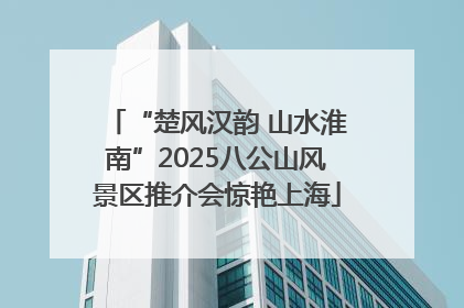 “楚风汉韵 山水淮南”2025八公山风景区推介会惊艳上海