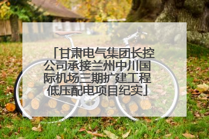 甘肃电气集团长控公司承接兰州中川国际机场三期扩建工程低压配电项目纪实