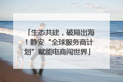 生态共建，破局出海！静安“全球服务商计划”赋能电商闯世界