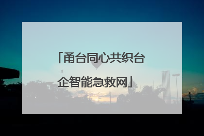 甬台同心共织台企智能急救网
