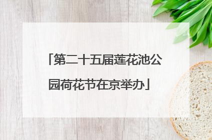 第二十五届莲花池公园荷花节在京举办