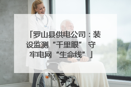 罗山县供电公司：装设监测“千里眼” 守牢电网“生命线”
