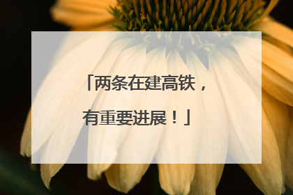 两条在建高铁，有重要进展！
