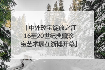 中外珍宝绽放之江 16至20世纪典藏珍宝艺术展在浙博开幕