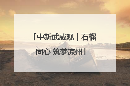 中新武威观｜石榴同心 筑梦凉州