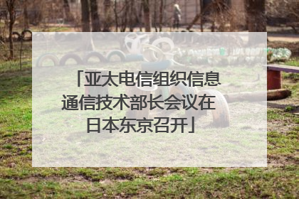 亚太电信组织信息通信技术部长会议在日本东京召开
