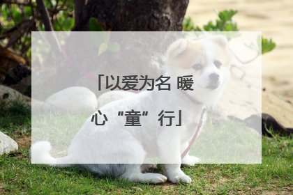 以爱为名 暖心“童”行