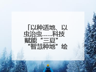 以种适地、以虫治虫……科技赋能“三夏” “智慧种地”绘就好“丰”景