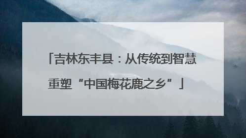 吉林东丰县：从传统到智慧重塑“中国梅花鹿之乡”
