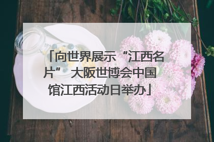 向世界展示“江西名片” 大阪世博会中国馆江西活动日举办