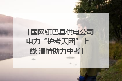 国网镇巴县供电公司 电力“护考天团”上线 温情助力中考
