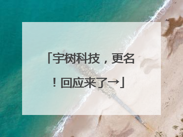 宇树科技，更名！回应来了→