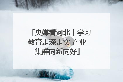 央媒看河北丨学习教育走深走实 产业集群向新向好