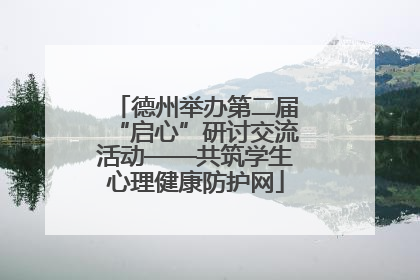 德州举办第二届“启心”研讨交流活动——共筑学生心理健康防护网