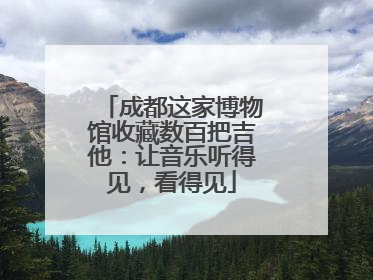 成都这家博物馆收藏数百把吉他：让音乐听得见，看得见