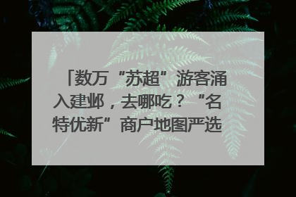 数万“苏超”游客涌入建邺，去哪吃？“名特优新”商户地图严选30家宝藏店铺
