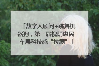 数字人顾问+跳舞机器狗，第三届槐荫惠民车展科技感“拉满”
