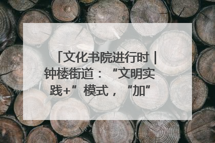文化书院进行时｜钟楼街道：“文明实践+”模式，“加”出百姓幸福感