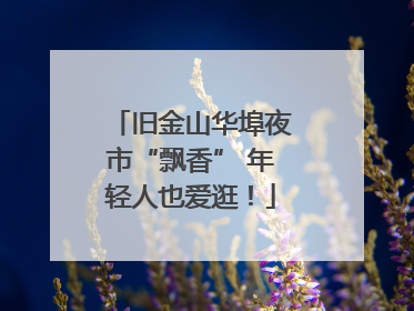 旧金山华埠夜市“飘香” 年轻人也爱逛！