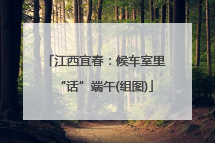 江西宜春：候车室里“话”端午(组图)
