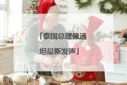 泰国总理佩通坦最新发声