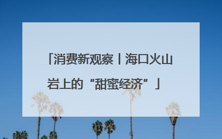 消费新观察丨海口火山岩上的“甜蜜经济”