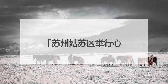 苏州姑苏区举行心理健康指导员实践培训成果展演活动