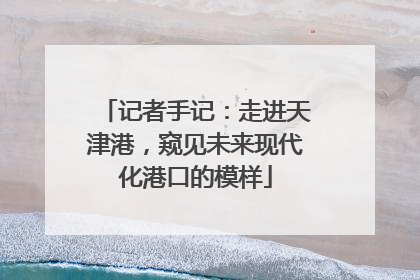 记者手记：走进天津港，窥见未来现代化港口的模样