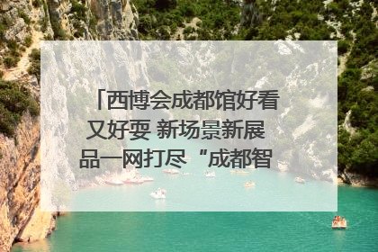 西博会成都馆好看又好耍 新场景新展品一网打尽“成都智造”｜西博视界