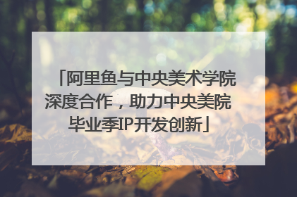 阿里鱼与中央美术学院深度合作，助力中央美院毕业季IP开发创新