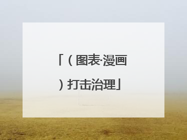 （图表·漫画）打击治理
