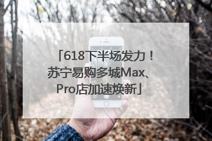618下半场发力！苏宁易购多城Max、Pro店加速焕新