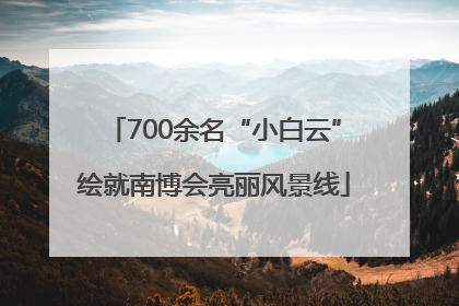 700余名“小白云”绘就南博会亮丽风景线